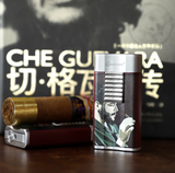 2025 Guevara Cigar Lighter Single Jet Torch with Bullet cutter built in and Gift Box - 3 Styles