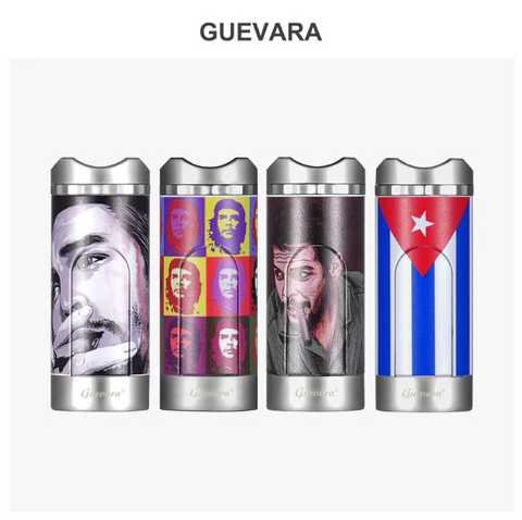 2025 Che Guevara Triple Torch Cigar Lighter with Cigar Punch, Cradle & Gift Box - 4 Styles