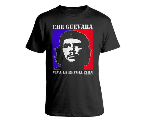  Che Guevara Tshirt Black with Red Classic Che Image and Speech  : Clothing, Shoes & Jewelry