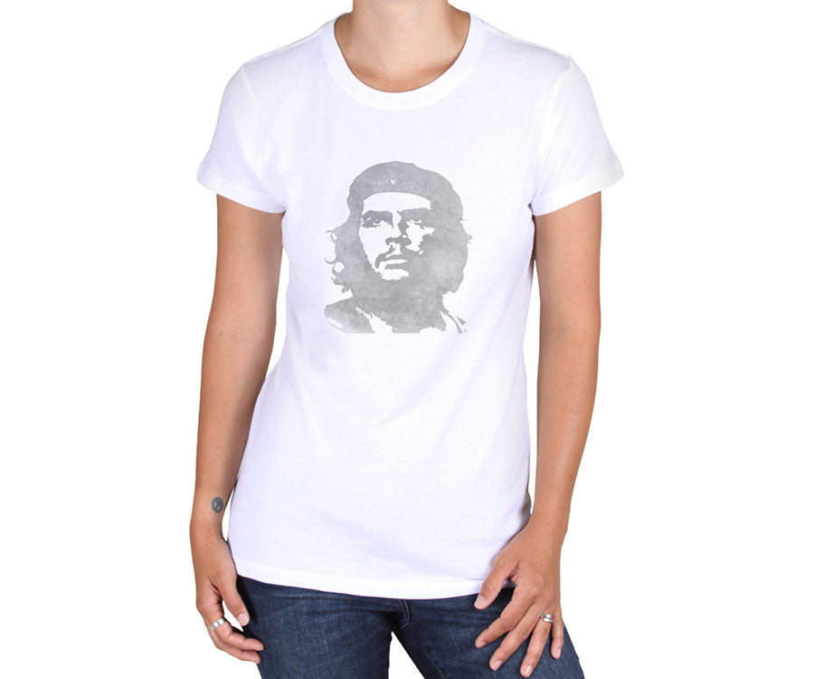  Che Guevara Store The Triple Che Women's T-Shirt White X-Small  : Clothing, Shoes & Jewelry