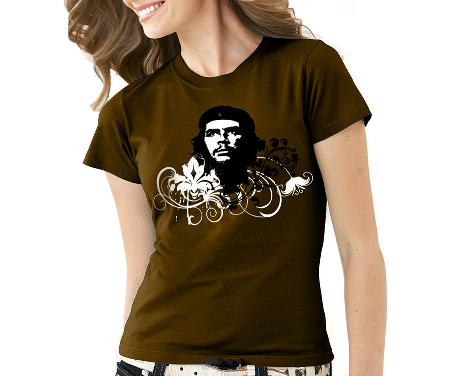 Women's Che Guevara short sleeve, red, eco-friendly T-shirt
