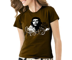 Women's Che Guevara short sleeve, red, eco-friendly T-shirt –